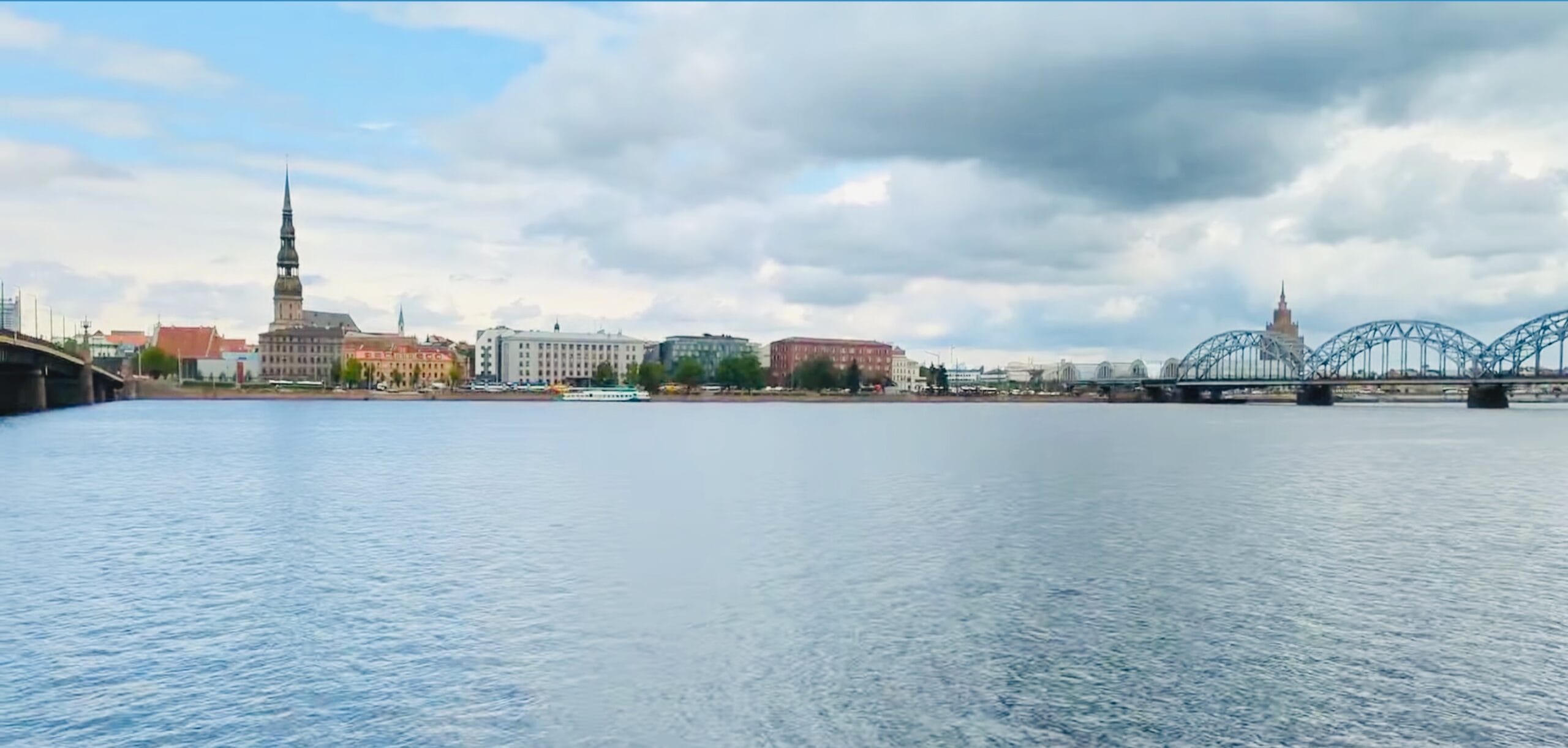 Riga seen across the Daugava river