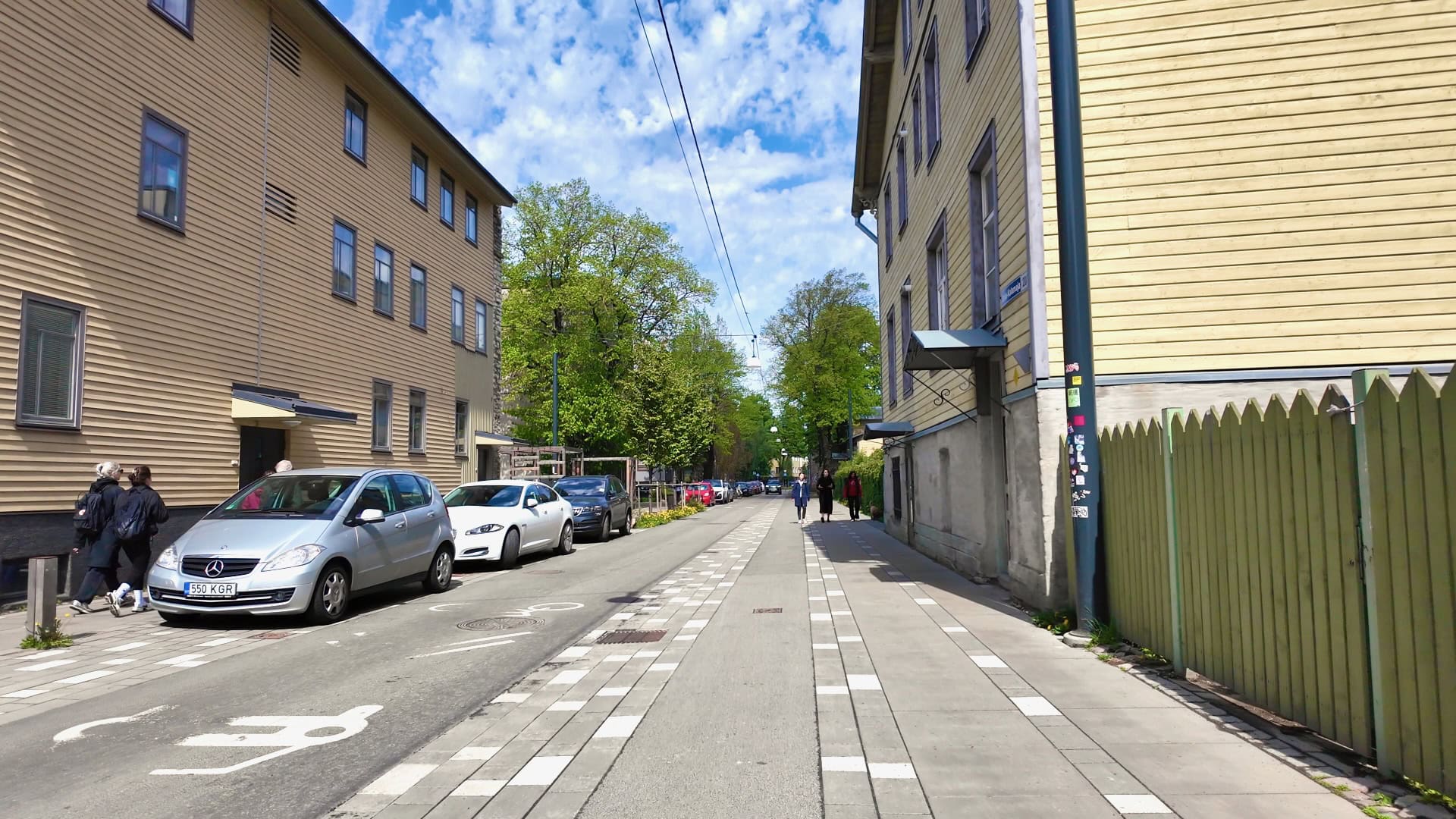Wooden houses in the Kalamaja neighbourhood