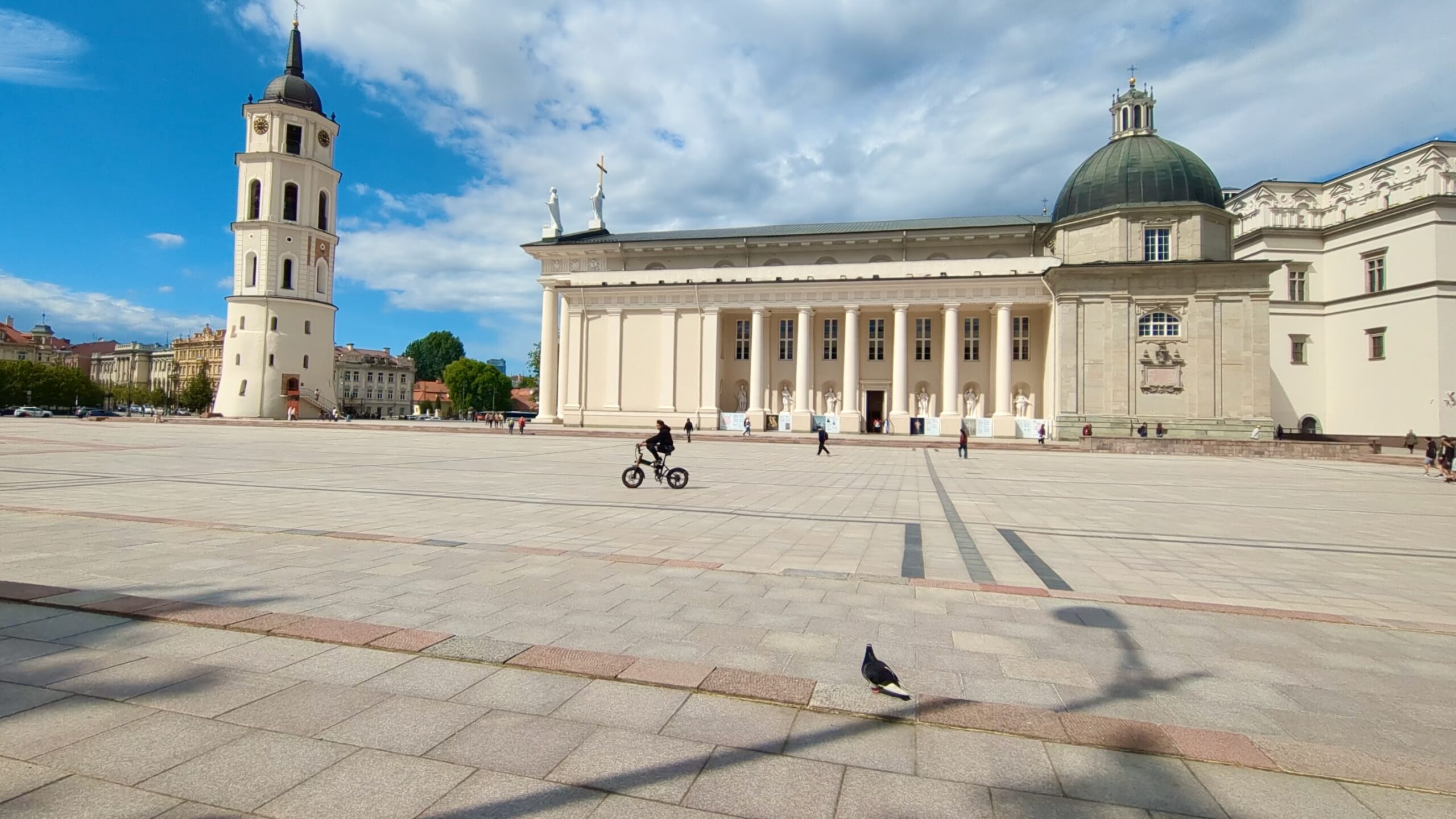 A square in the Vilnius old town